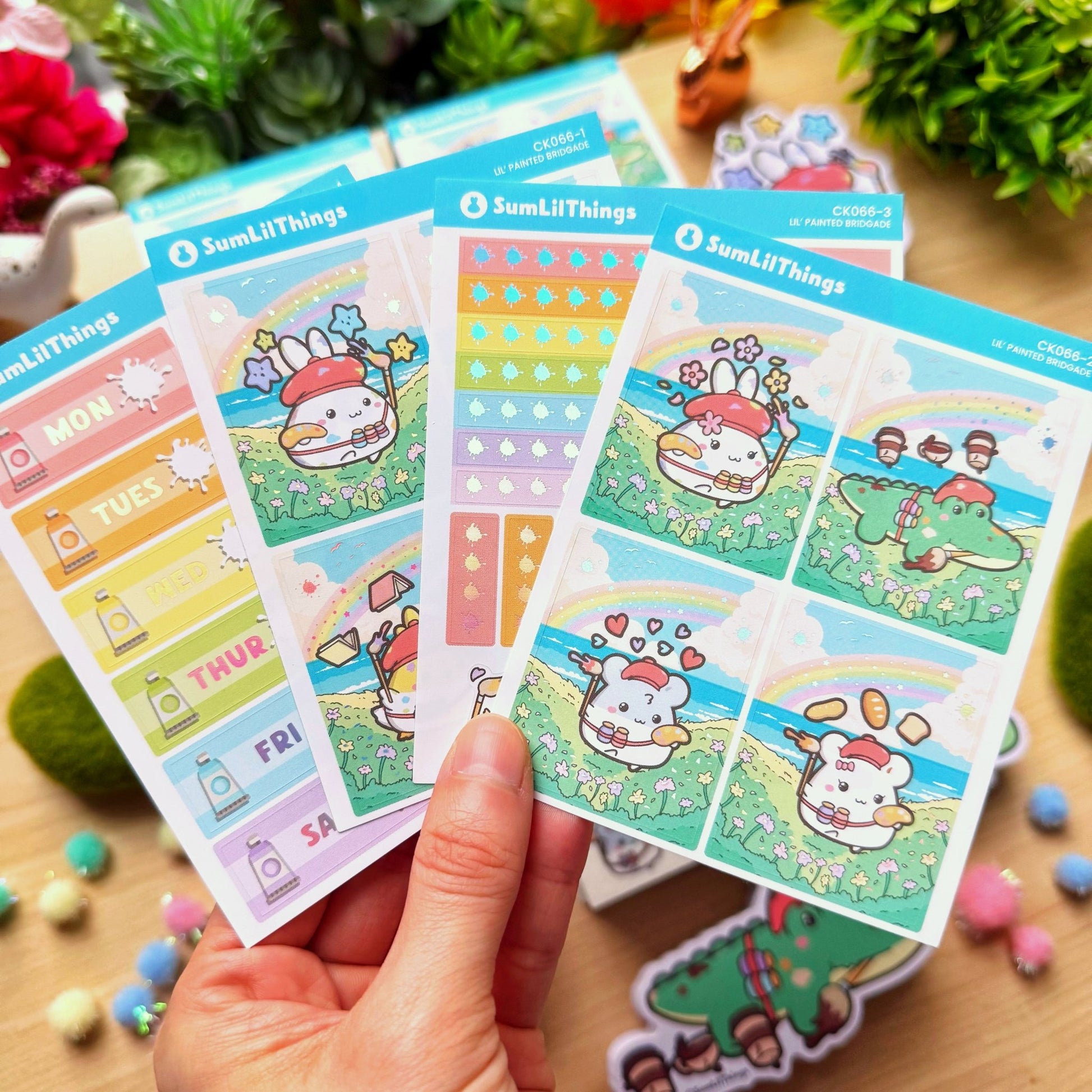 Decorative Kit - Lil' Painted Brigade (10 Pages) - SumLilThings