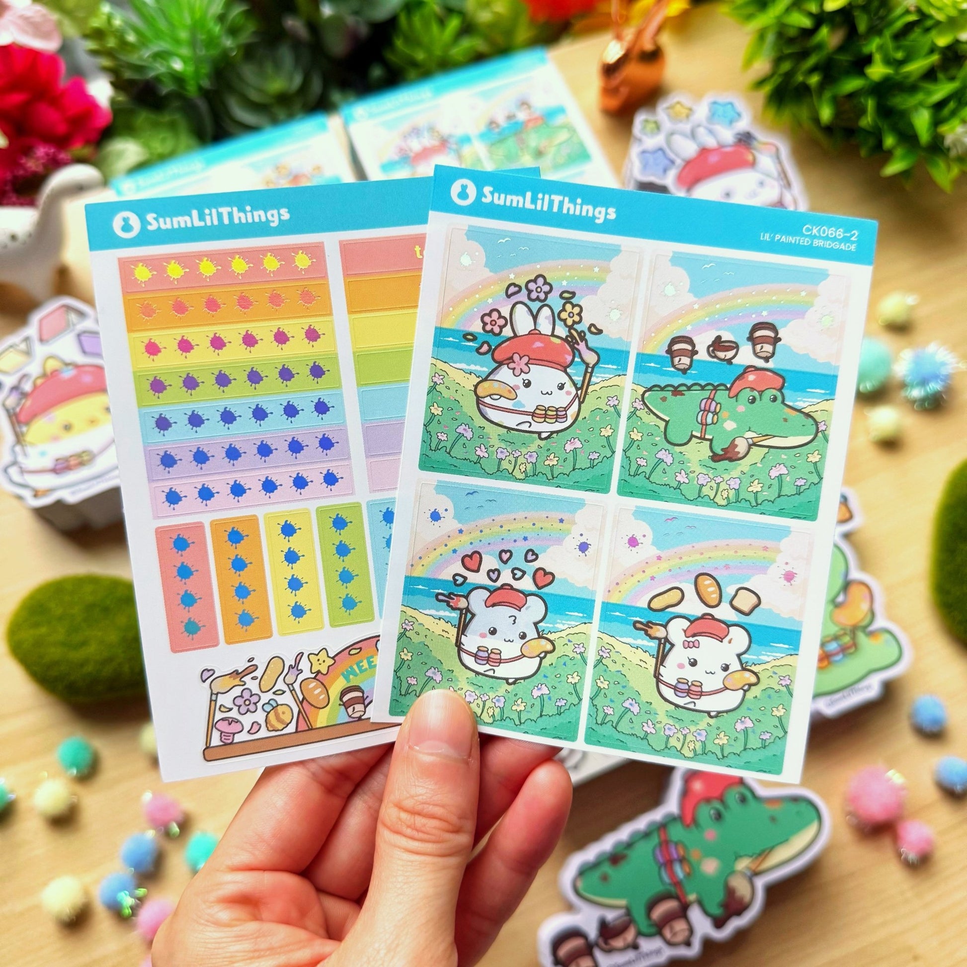 Decorative Kit - Lil' Painted Brigade (10 Pages) - SumLilThings