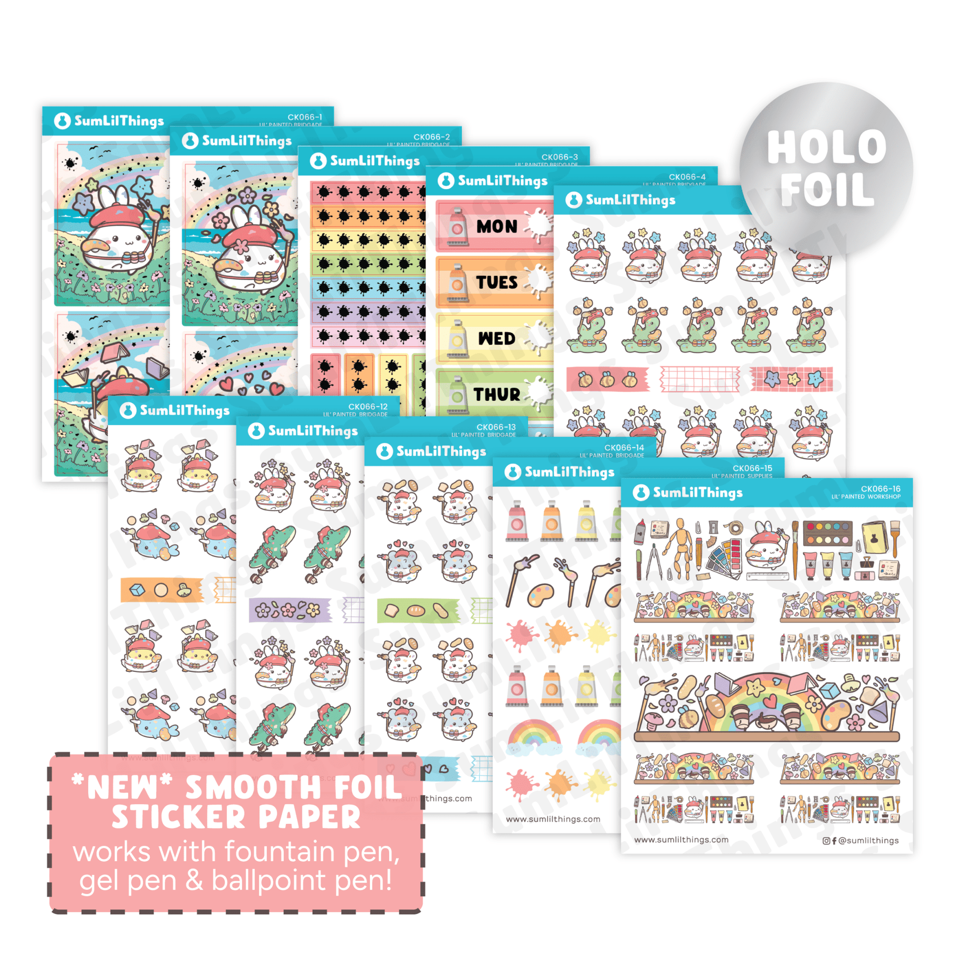 Decorative Kit - Lil' Painted Brigade (10 Pages) - SumLilThings