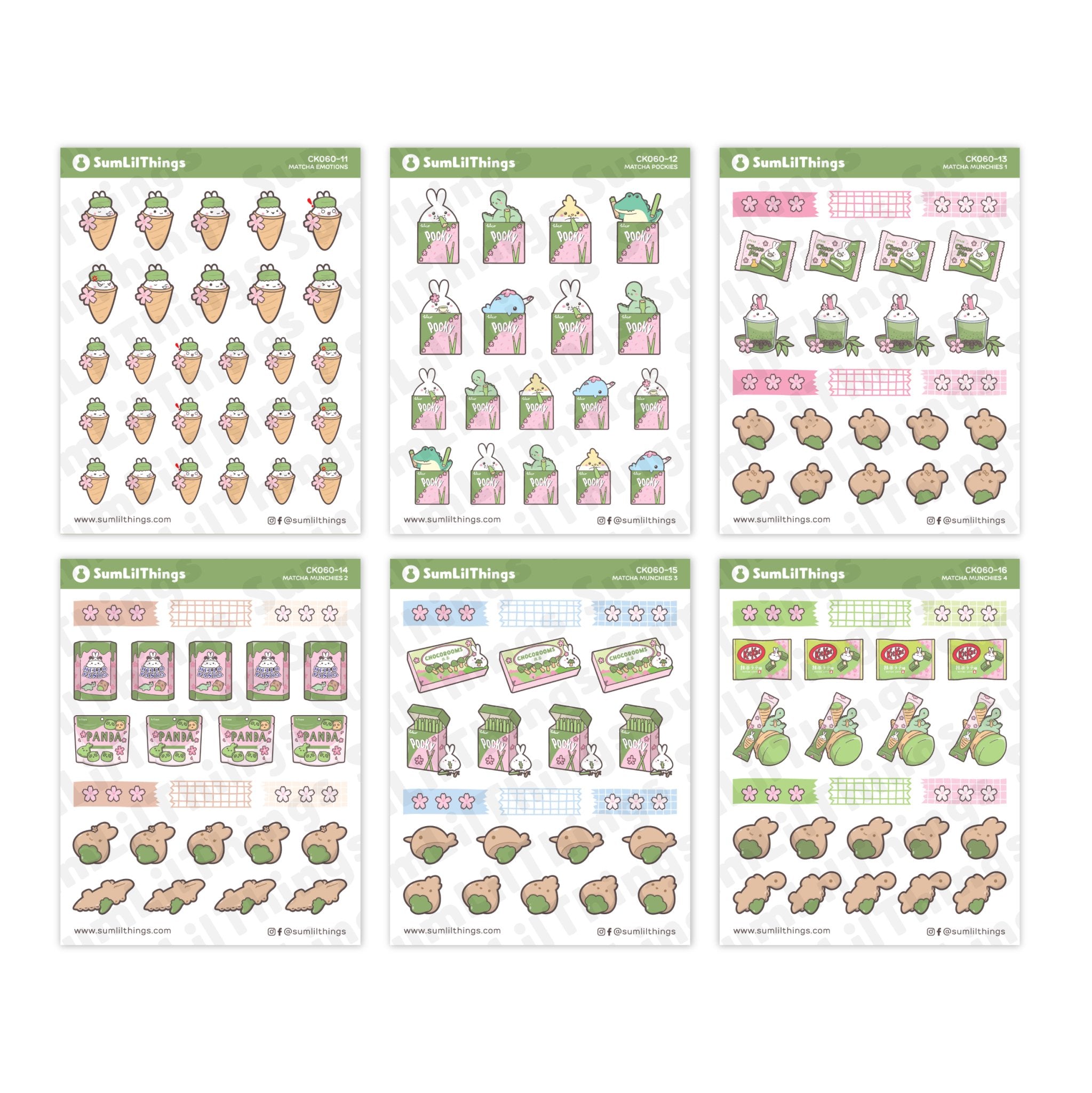 Decorative Kit - Matcha Munchies (10 Pages) - SumLilThings