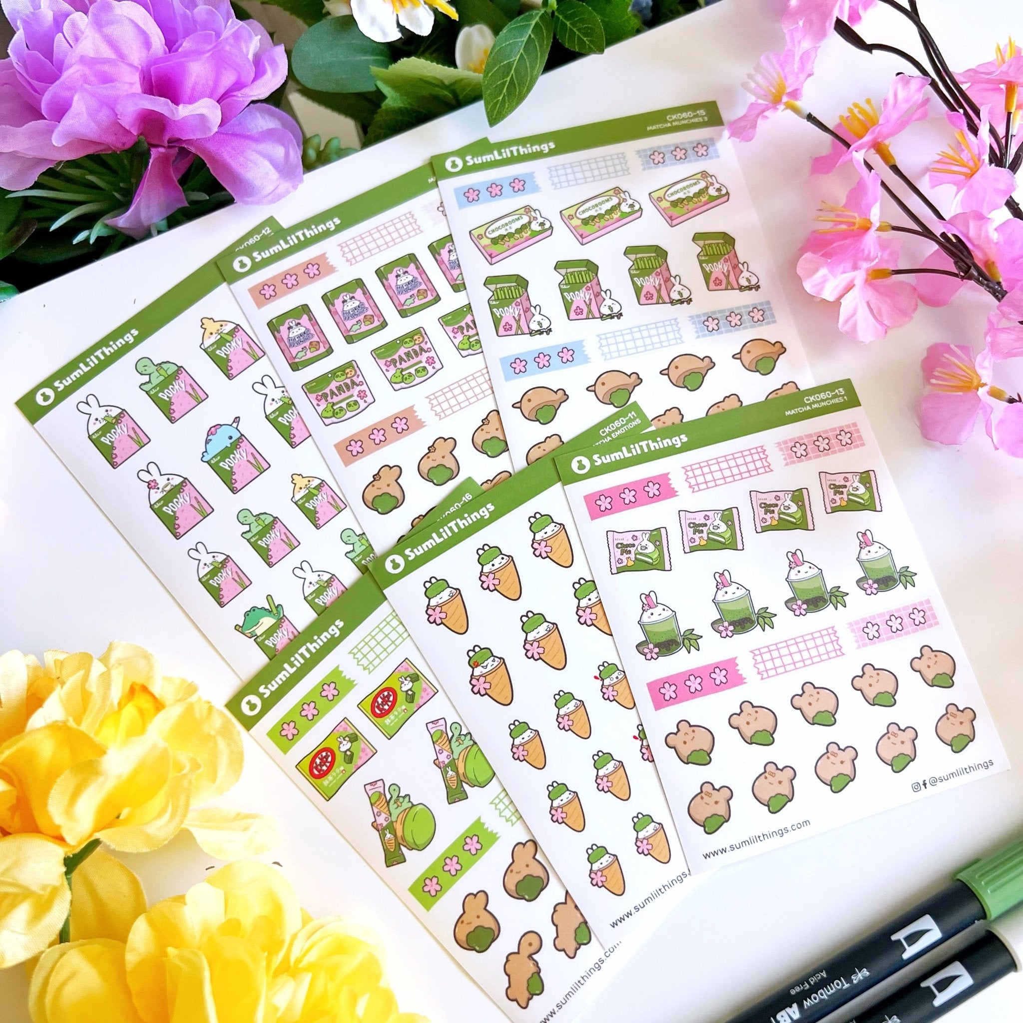 Decorative Kit - Matcha Munchies (10 Pages) - SumLilThings