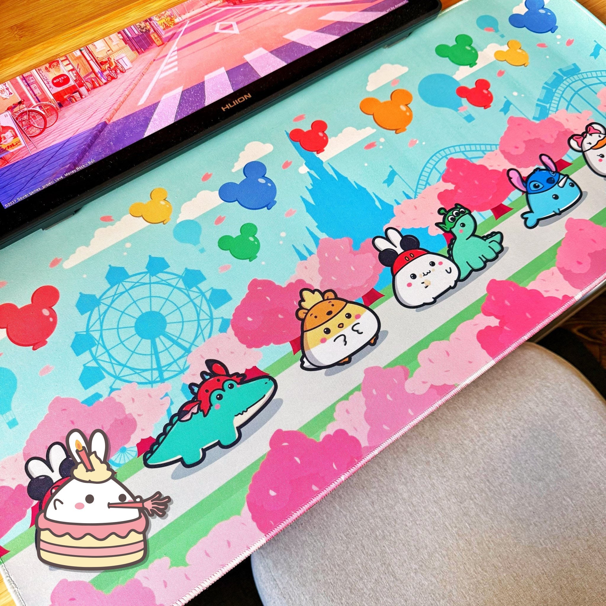 Desk Mat - Magical Munchies - Waterproof (350mm x 800mm) - SumLilThings