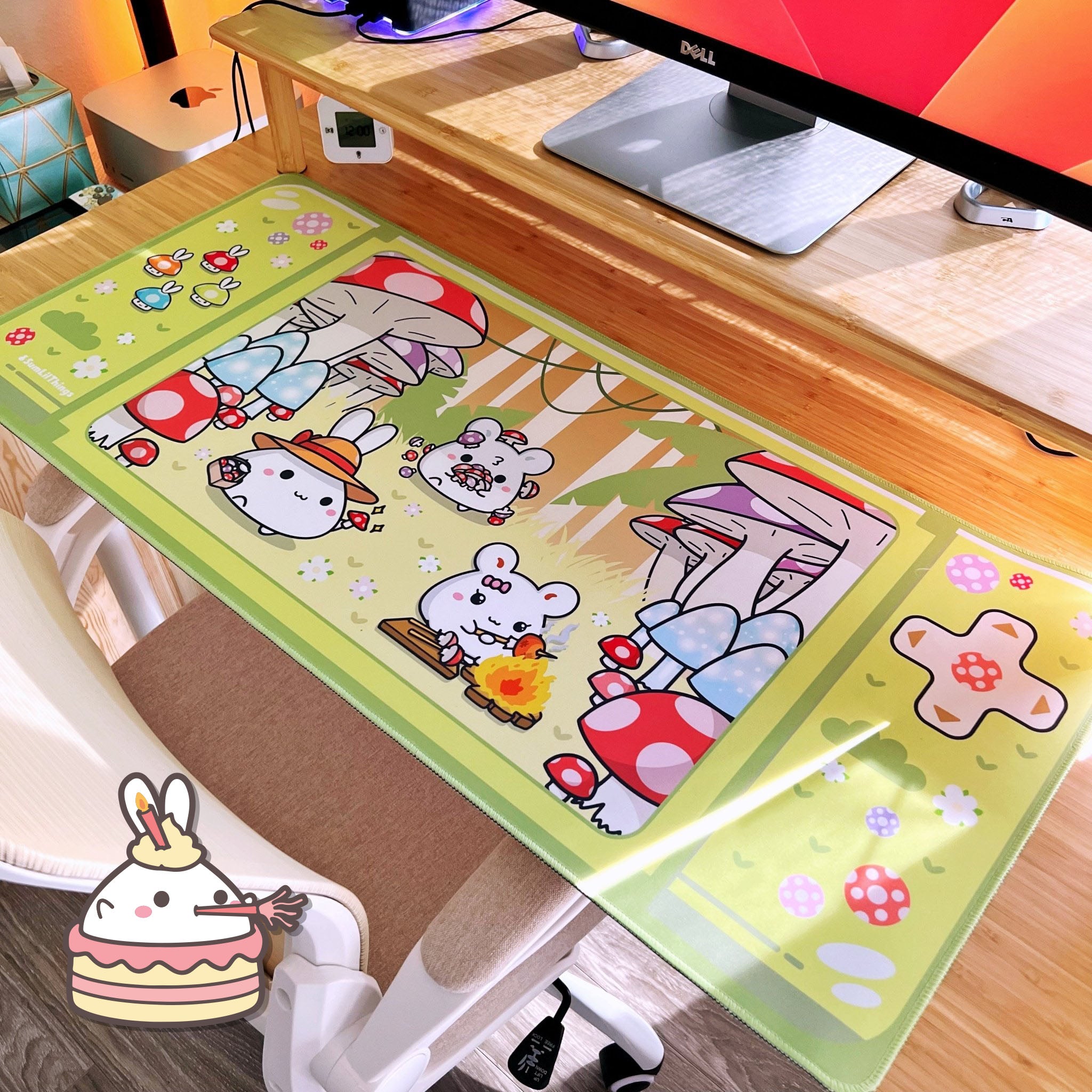 Desk Mat - Mushroom Forest Switch (90cm x 40cm)