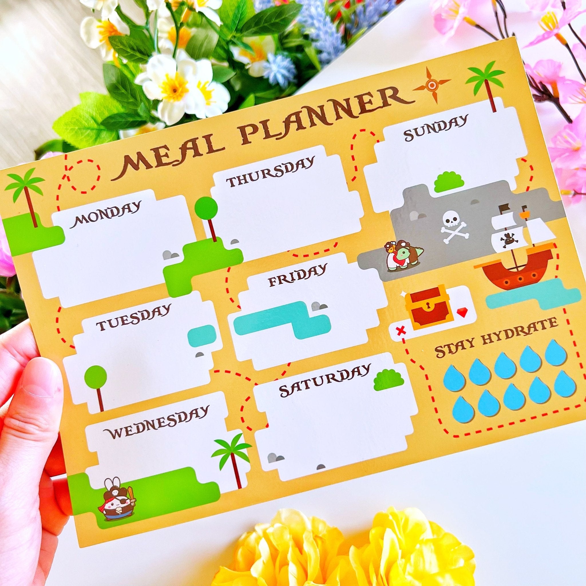 Dry-Erase Meal Planner Pad (Magnetic) - SumLilThings