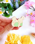 Dyed Enamel Pin - Lil' Matcha Cookies - SumLilThings