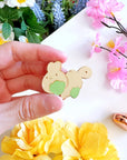 Dyed Enamel Pin - Lil' Matcha Cookies - SumLilThings