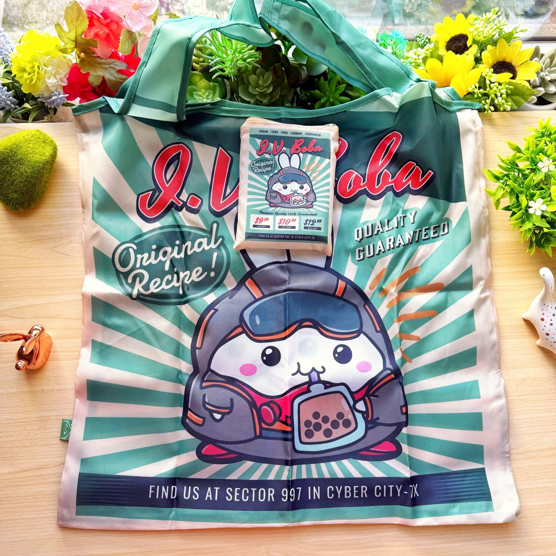 Eco Shopping Bag - Lil' Cyber City - SumLilThings