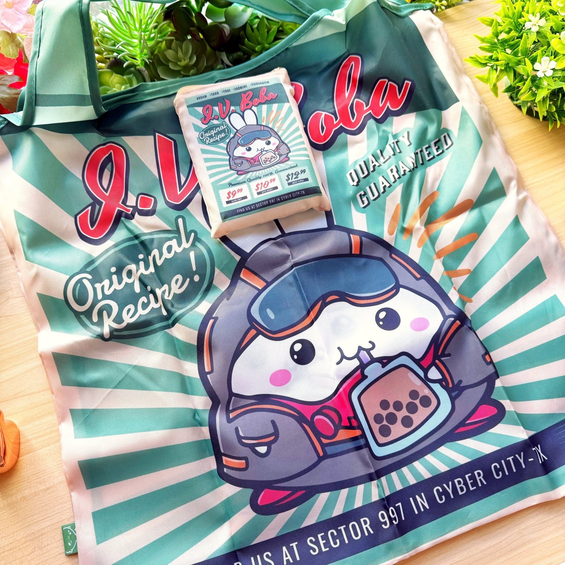 Eco Shopping Bag - Lil' Cyber City - SumLilThings
