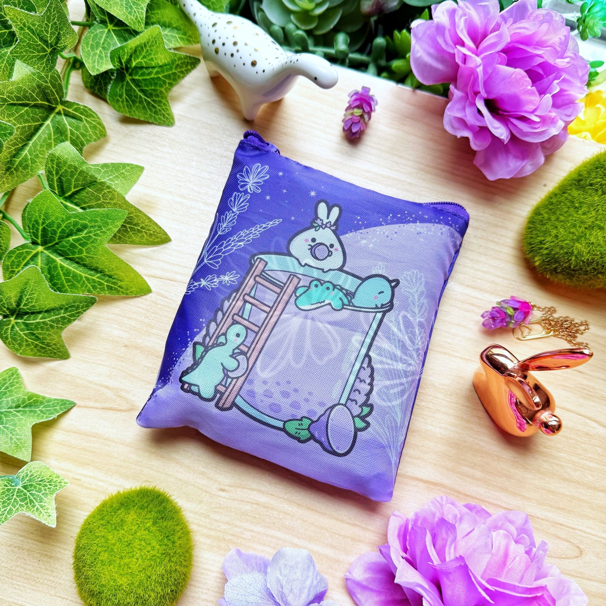 Eco Shopping Bag - Lil' Lavender Drink - SumLilThings