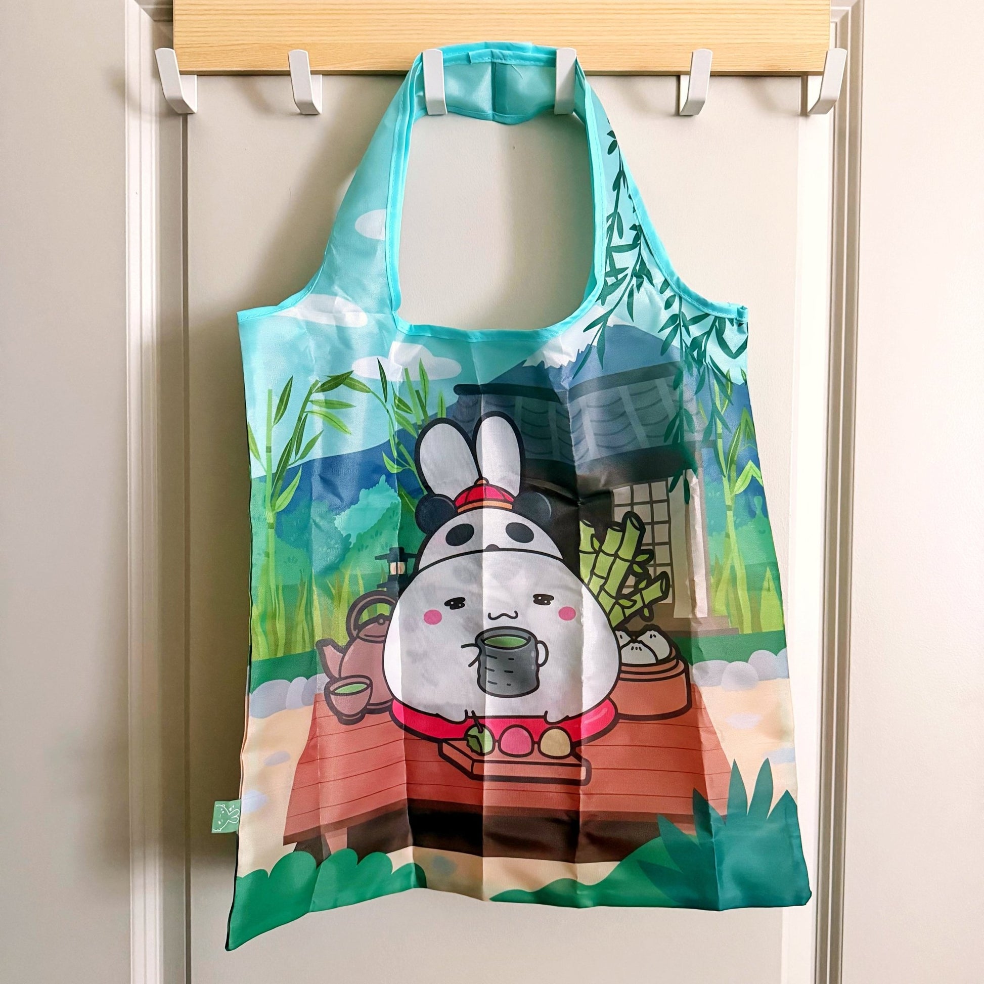 Eco Shopping Bag - Lil' Panda Teahouse - SumLilThings