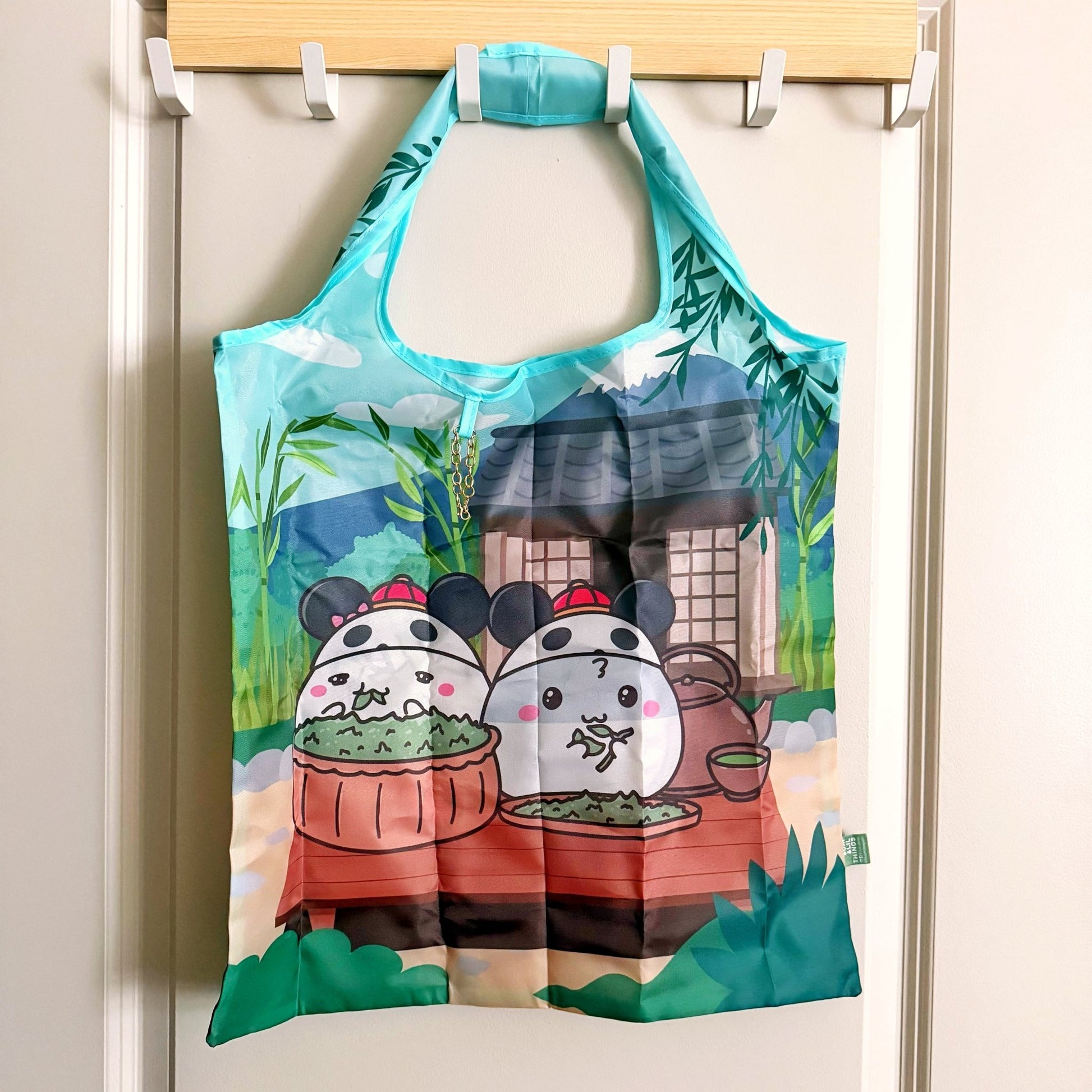 Eco Shopping Bag - Lil' Panda Teahouse - SumLilThings