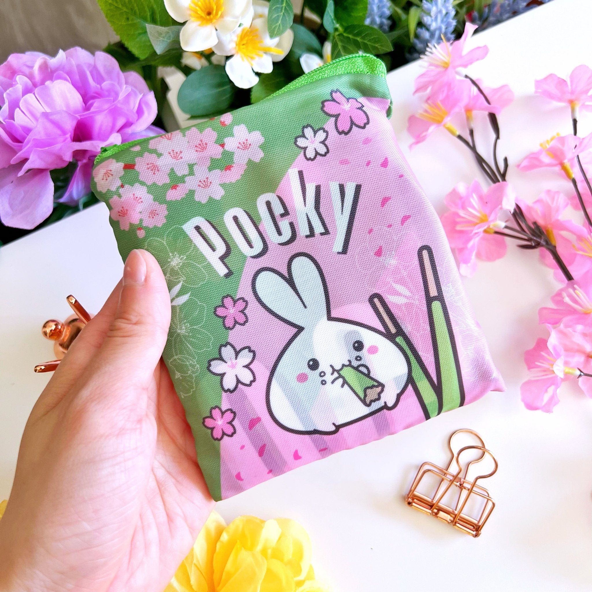 Eco Shopping Bag - Matcha Pocky - SumLilThings