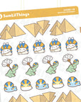 Egyptian Pharaoh Stickers - SumLilThings