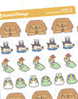 Egyptian Temple of Gods Stickers - SumLilThings