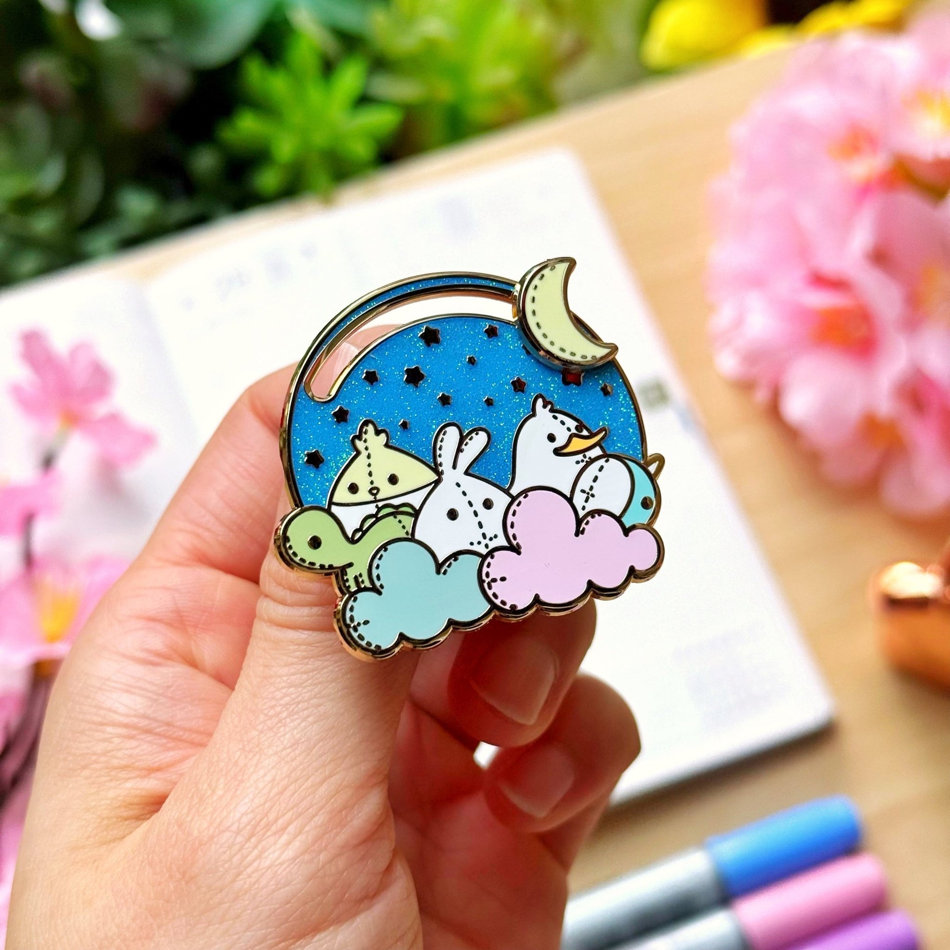 Enamel Pin - Dreamy Misfits (Interactive) - SumLilThings