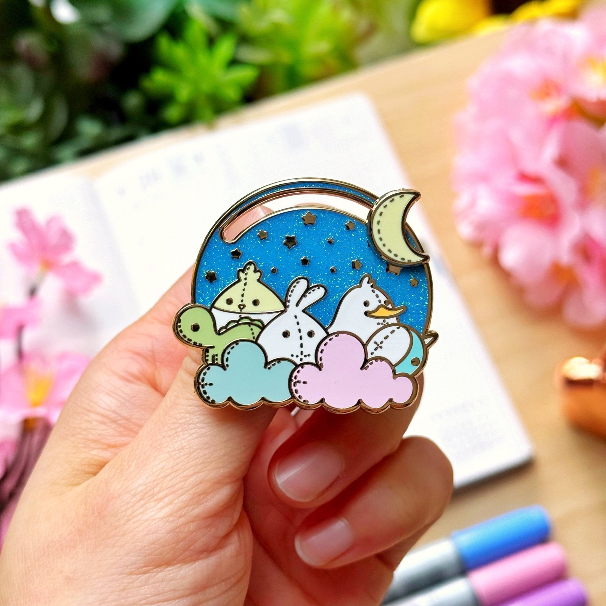 Enamel Pin - Dreamy Misfits (Interactive) - SumLilThings