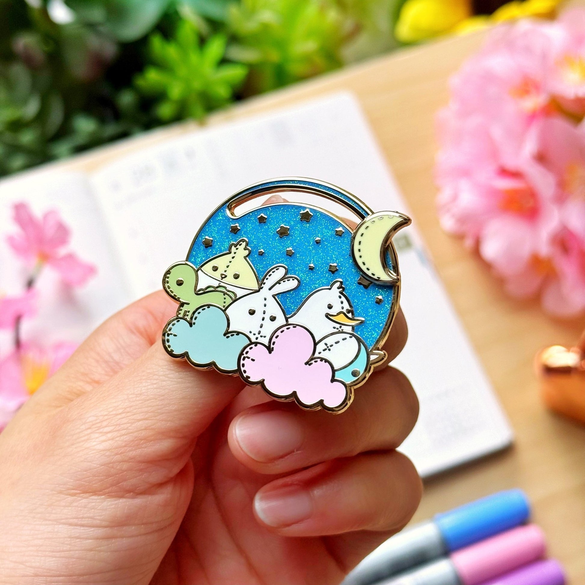 Enamel Pin - Dreamy Misfits (Interactive) - SumLilThings