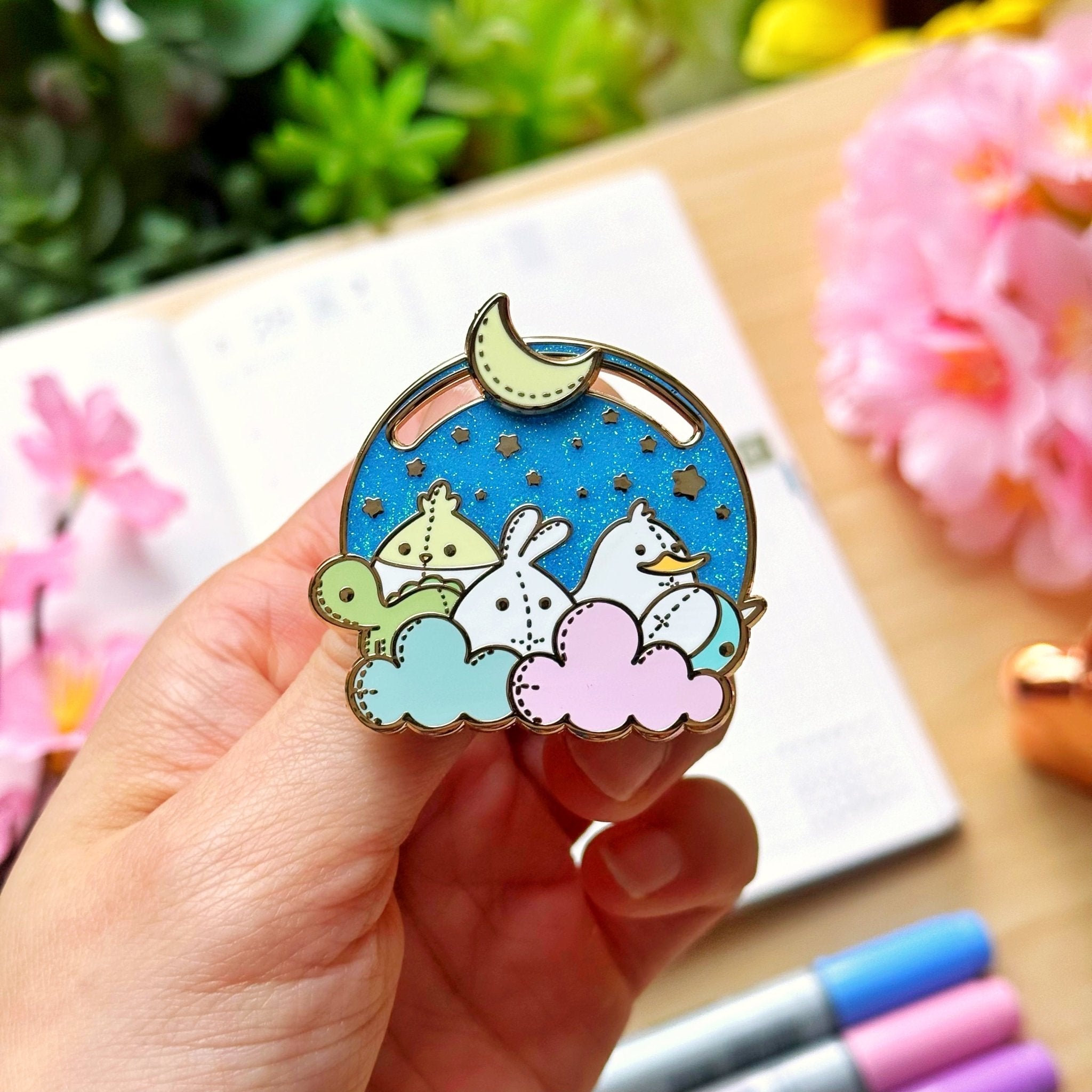 Enamel Pin - Dreamy Misfits (Interactive) - SumLilThings