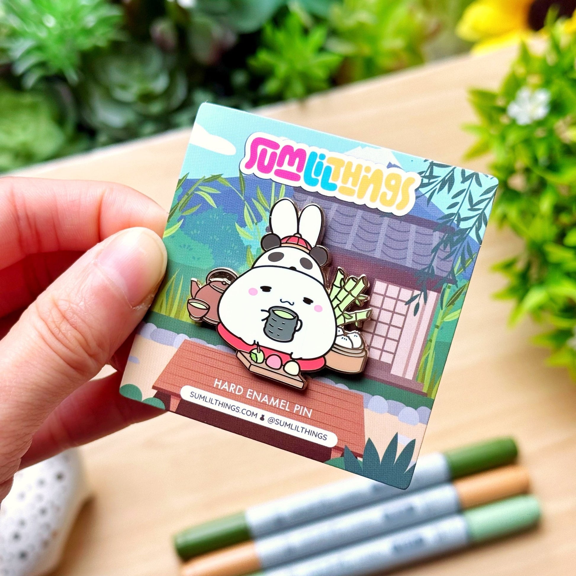 Enamel Pin - Here For the Tea - SumLilThings