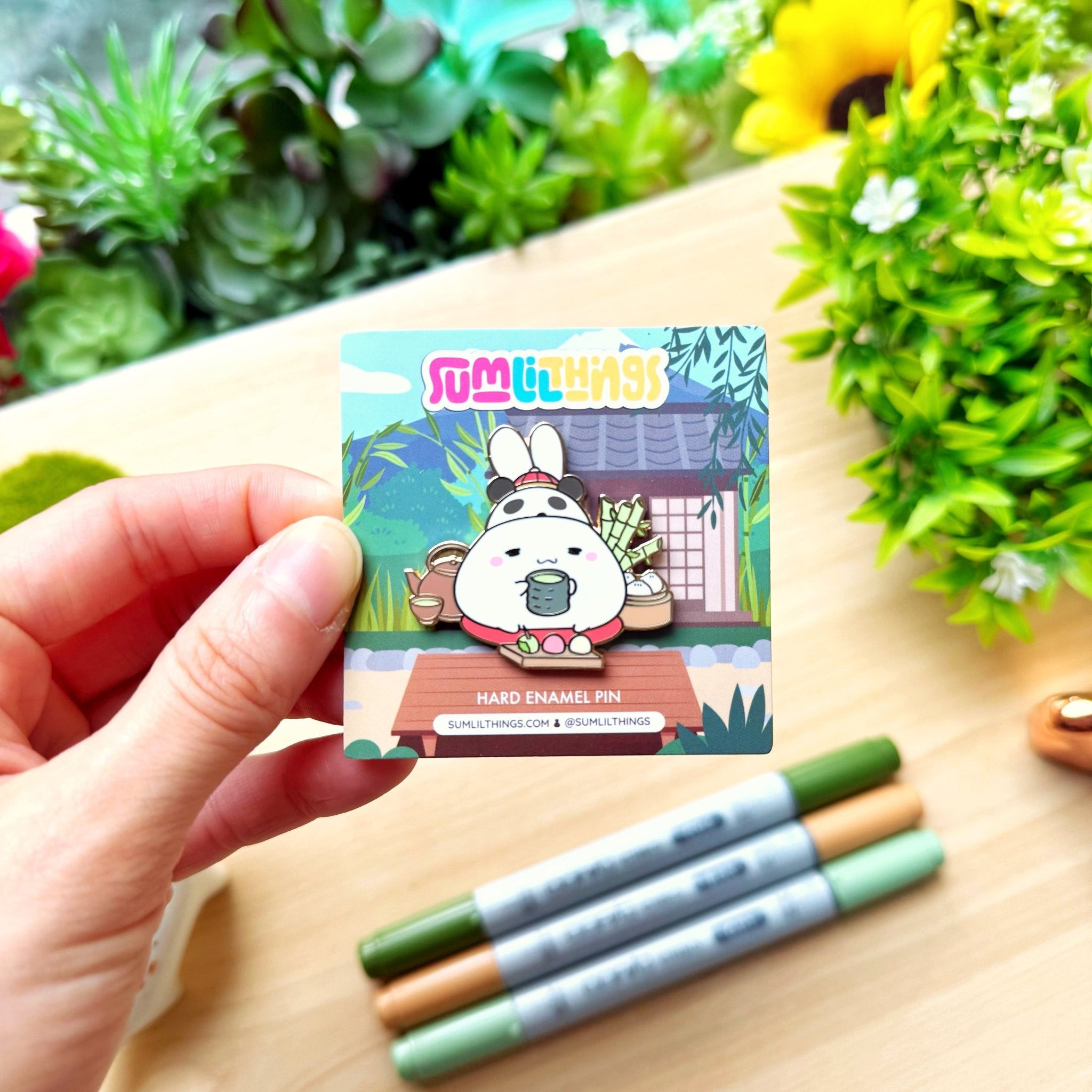 Enamel Pin - Here For the Tea - SumLilThings