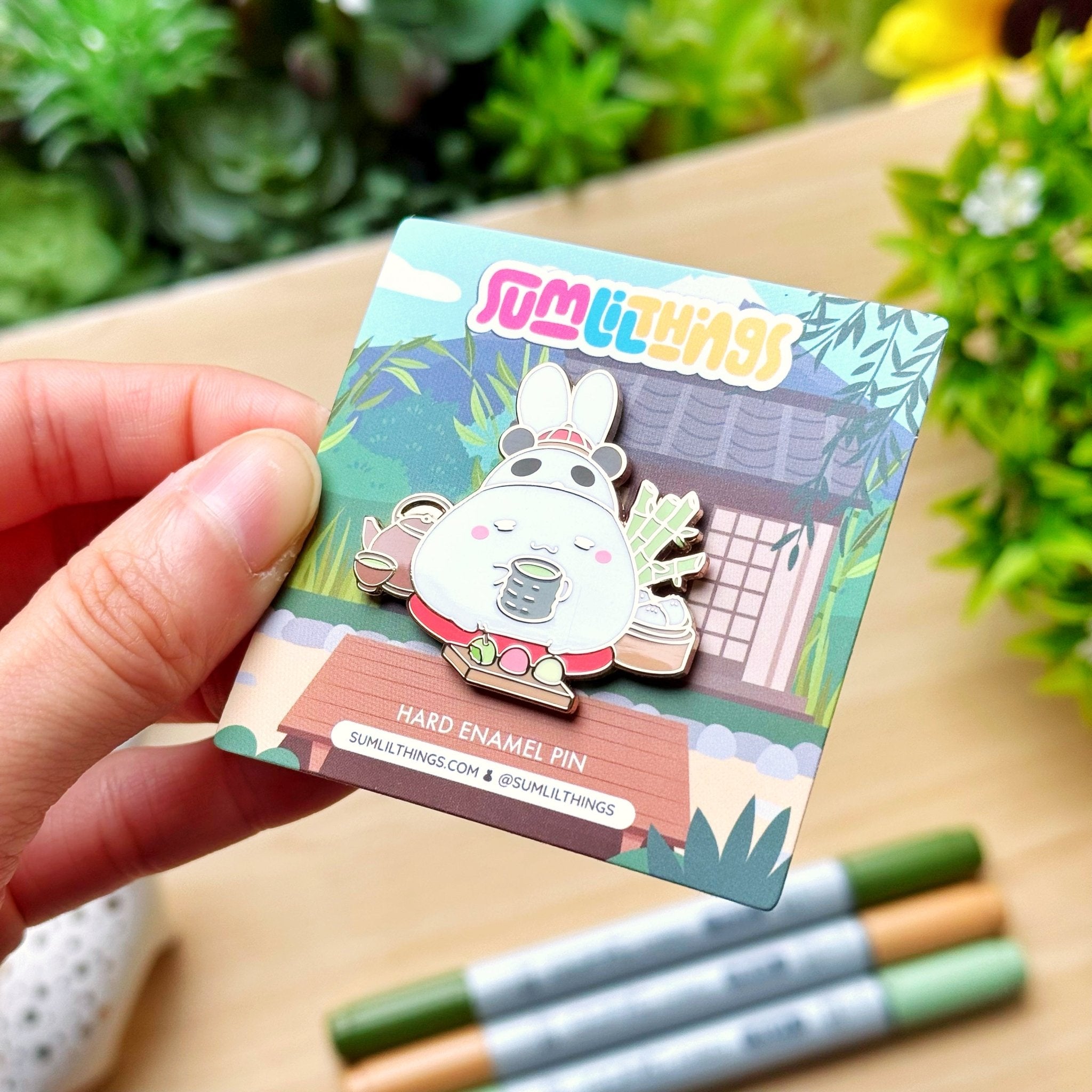 Enamel Pin - Here For the Tea - SumLilThings