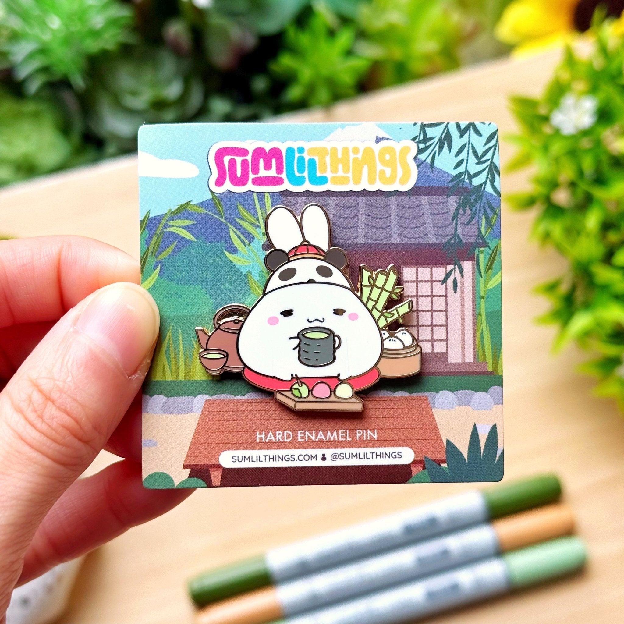 Enamel Pin - Here For the Tea - SumLilThings