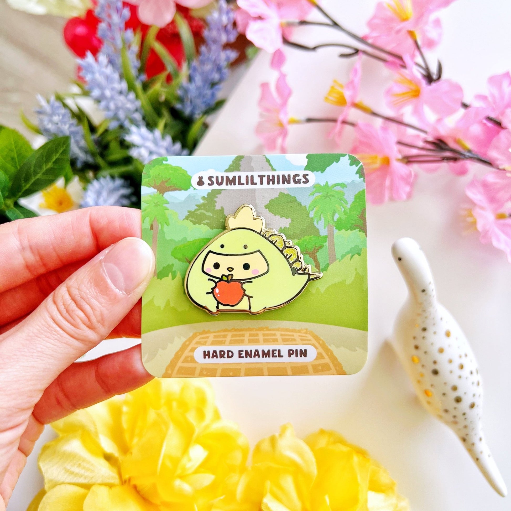 Enamel Pin - Lil' Stegosaurus (Chichi) - SumLilThings