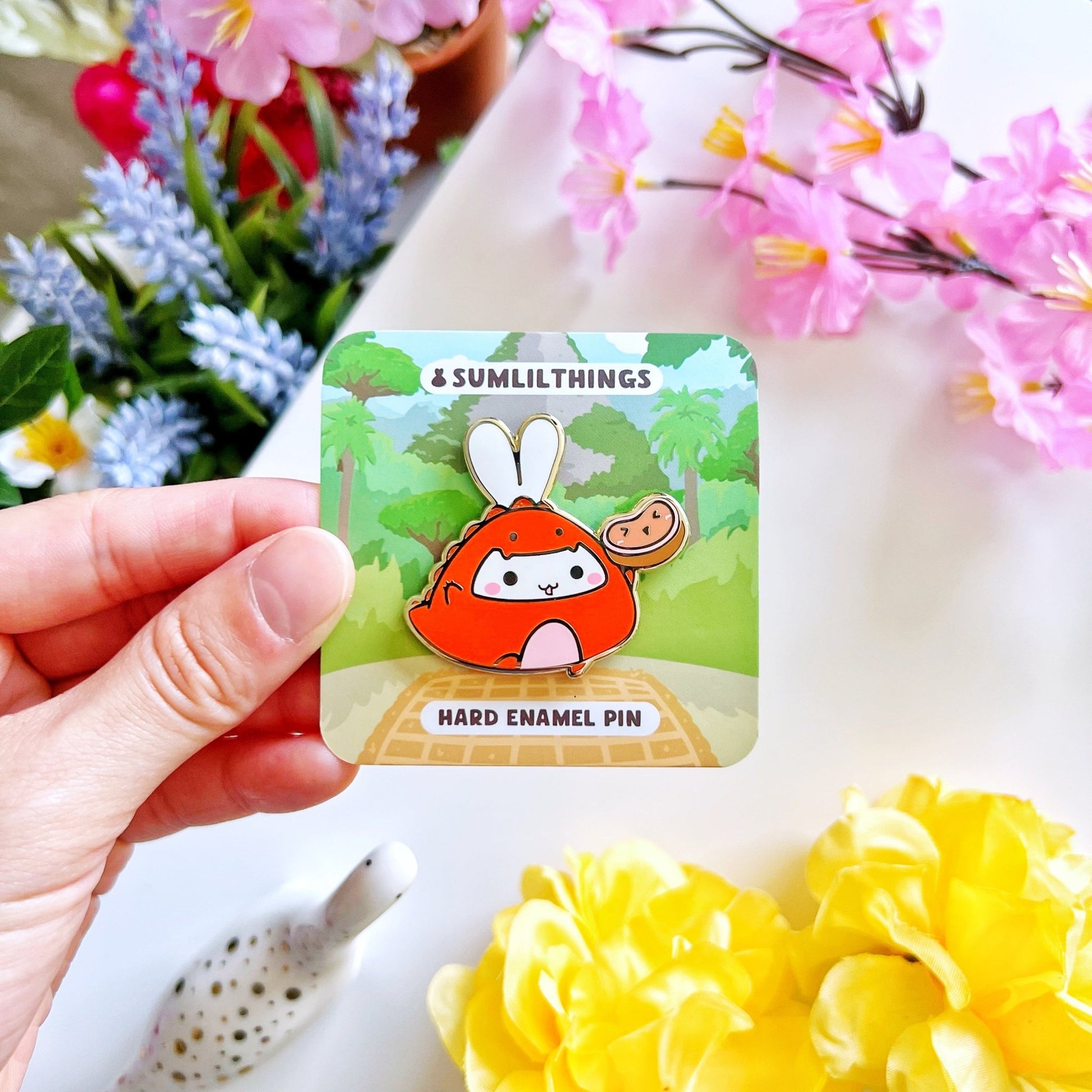 Enamel Pin - Lil' T-Rex (Lil) - SumLilThings