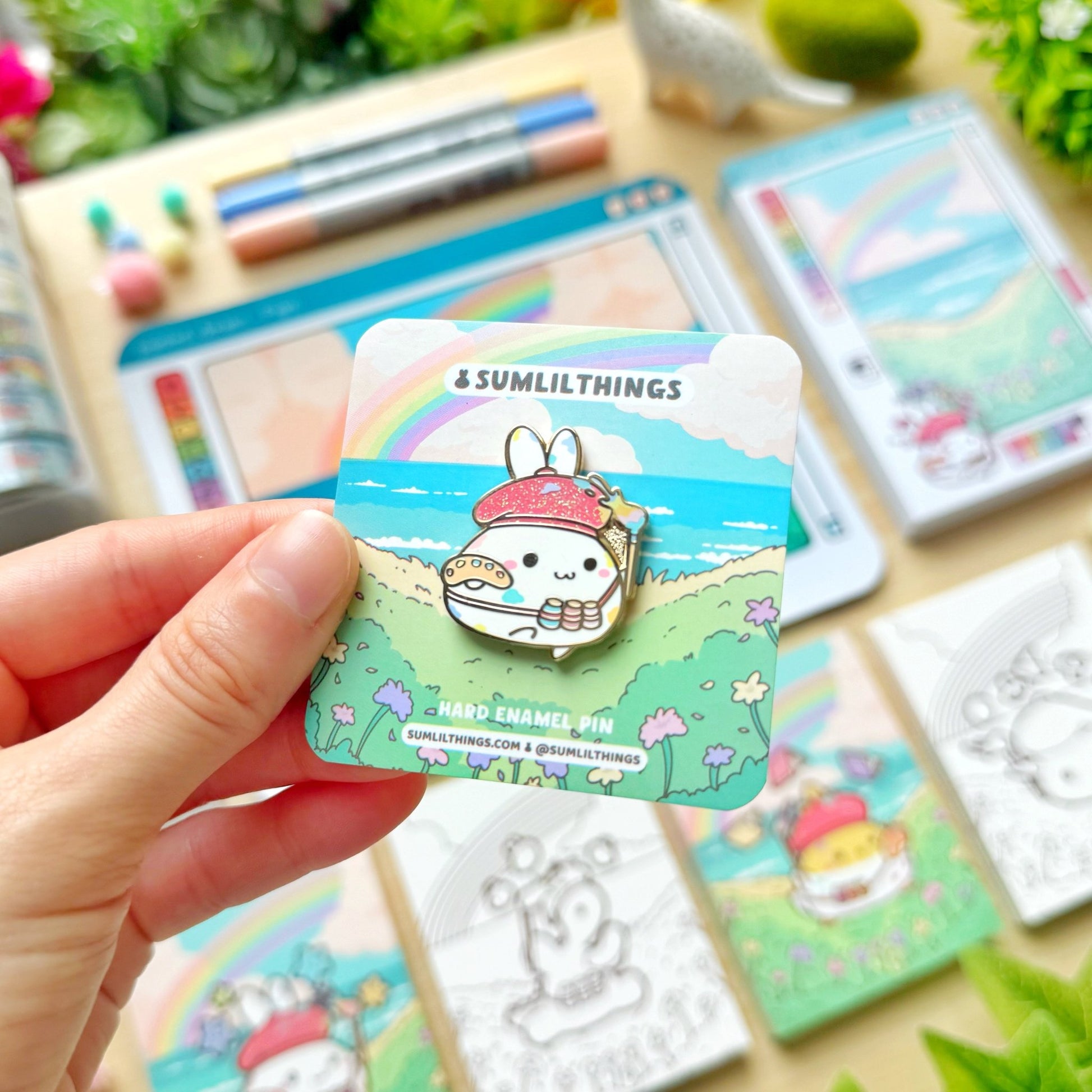 Enamel Pin - Lil the Artist - SumLilThings