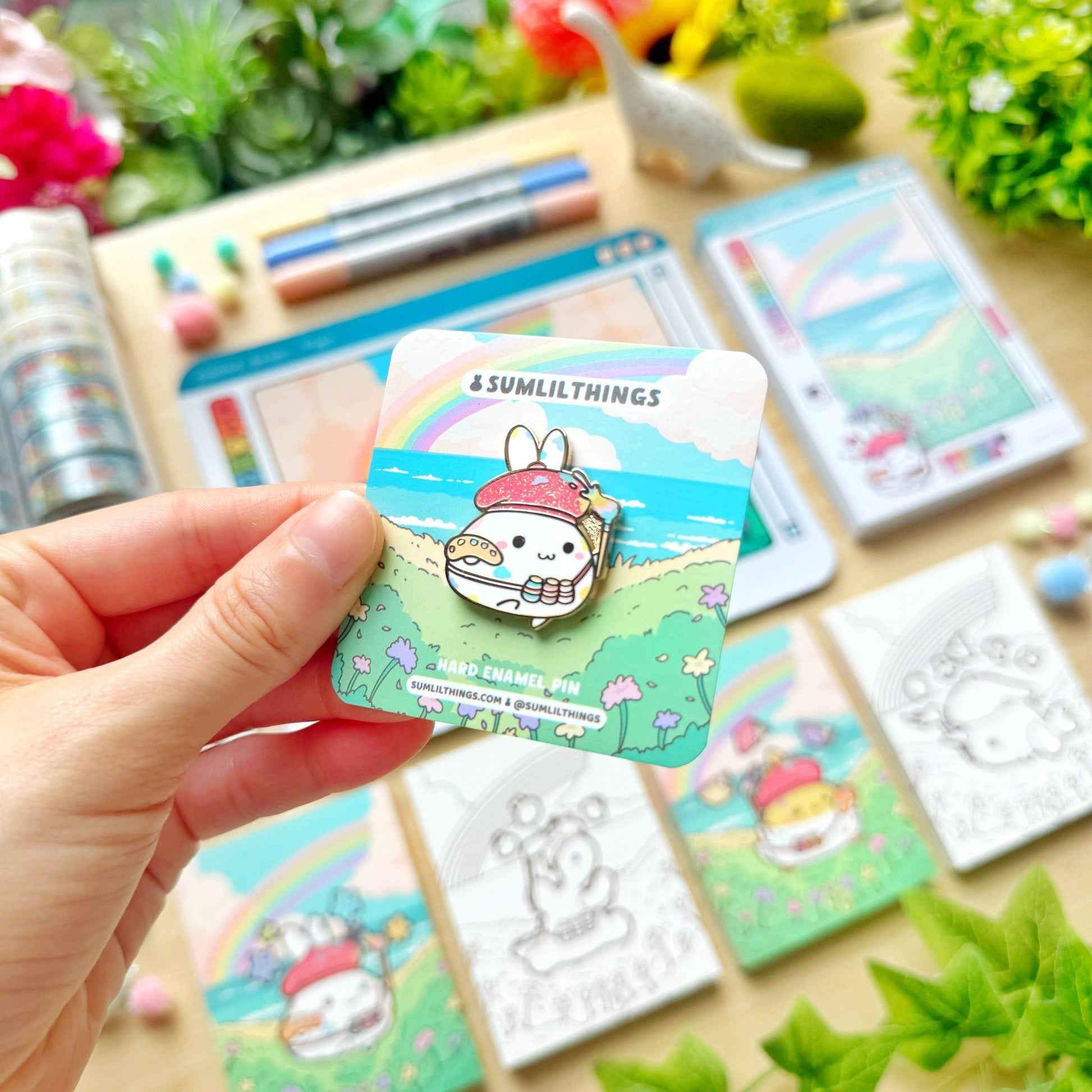 Enamel Pin - Lil the Artist - SumLilThings