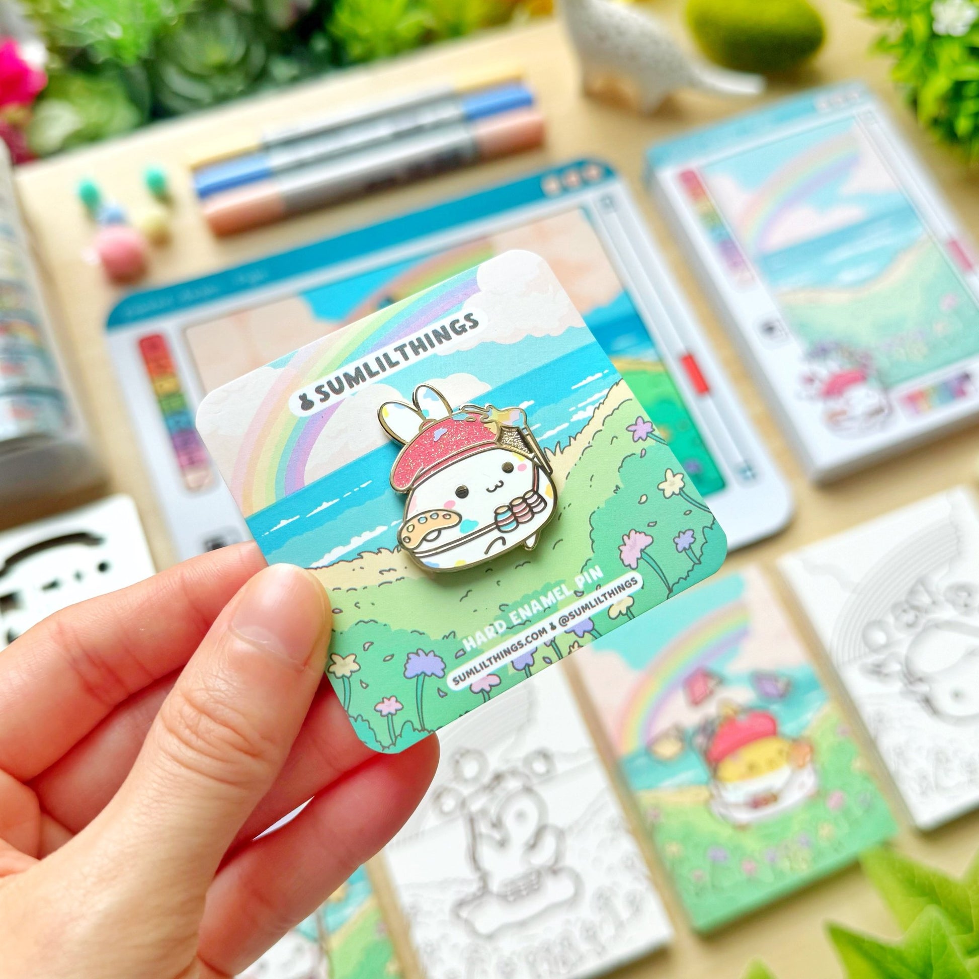 Enamel Pin - Lil the Artist - SumLilThings