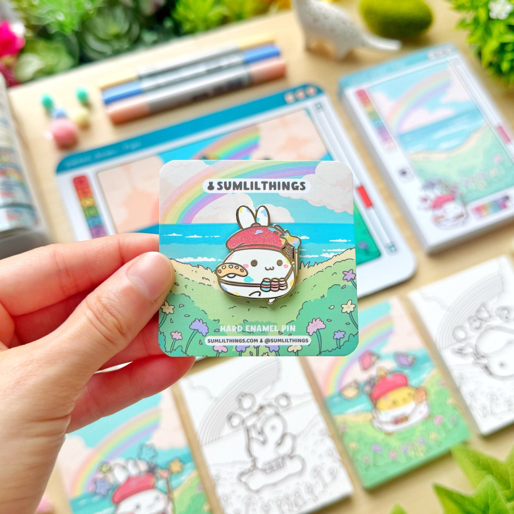 Enamel Pin - Lil the Artist - SumLilThings