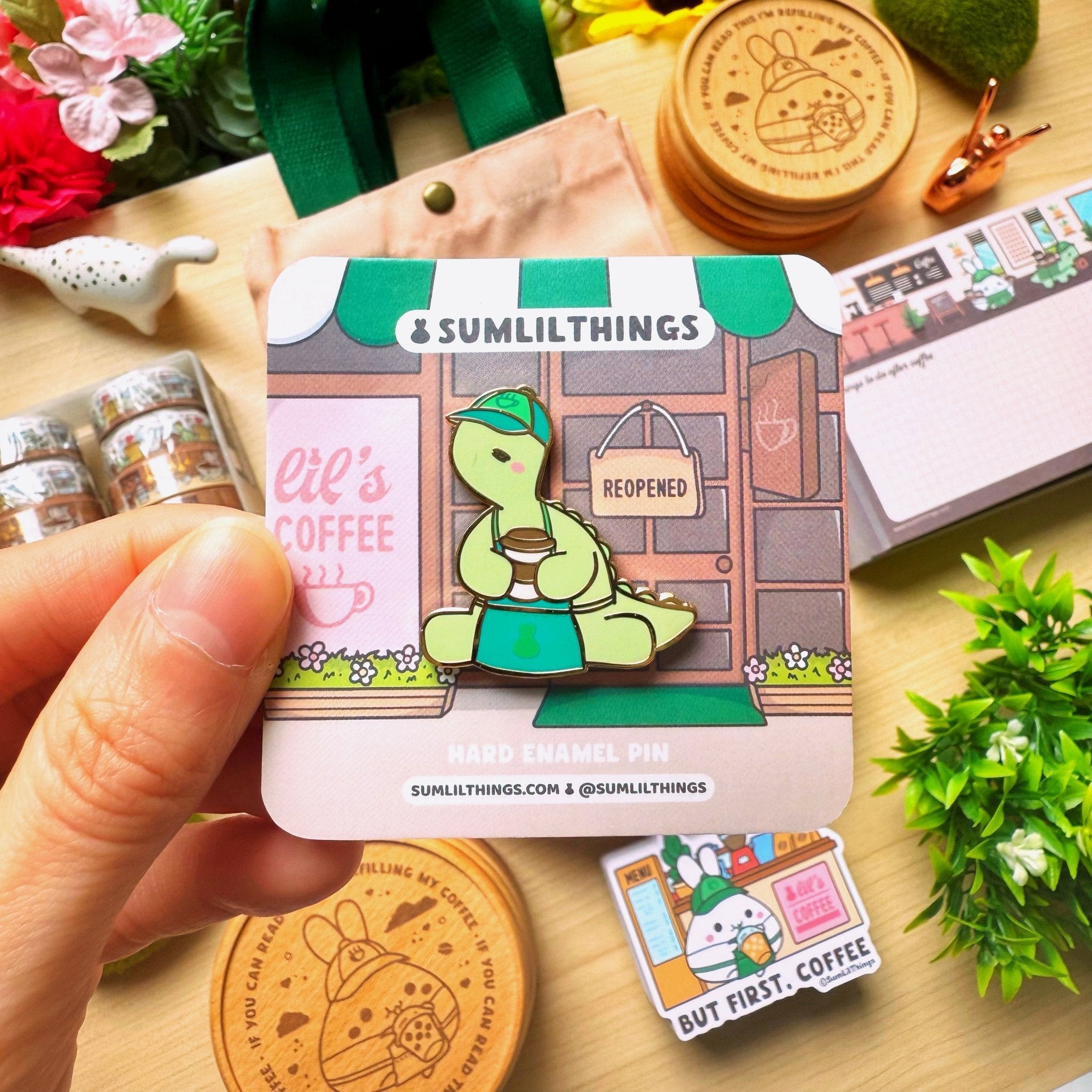 Enamel Pin - Nohnoh's Coffee Break - SumLilThings