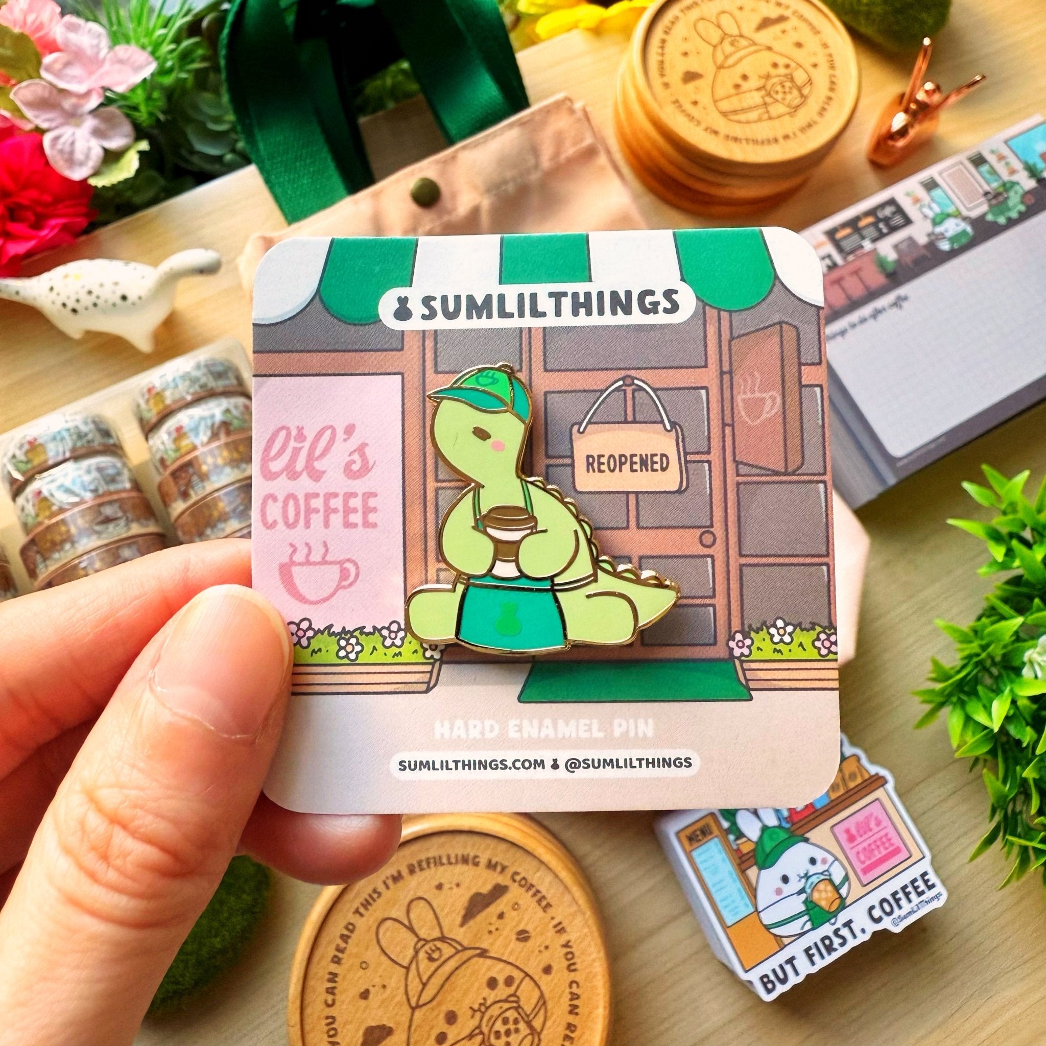 Enamel Pin - Nohnoh's Coffee Break - SumLilThings