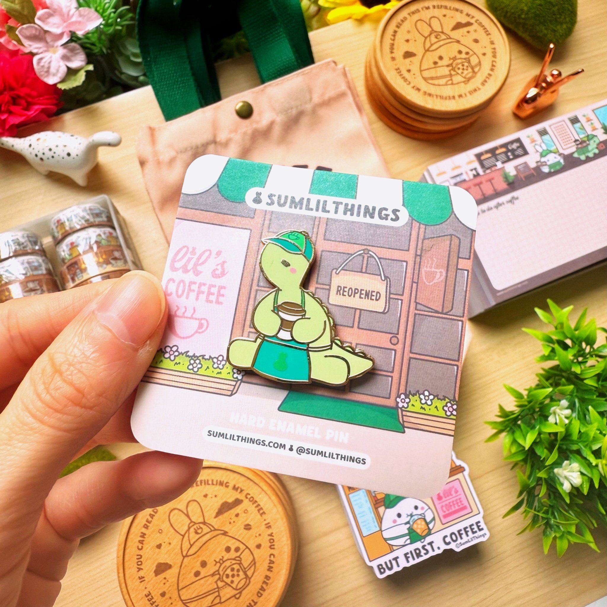 Enamel Pin - Nohnoh's Coffee Break - SumLilThings