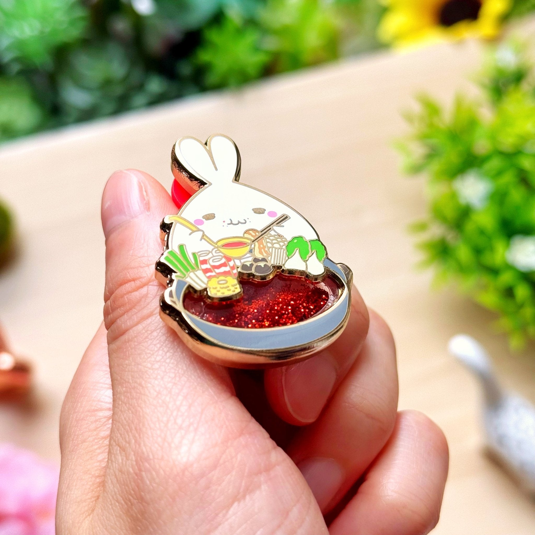 Enamel Pin - Spicy Hot Pot (Interactive) - SumLilThings