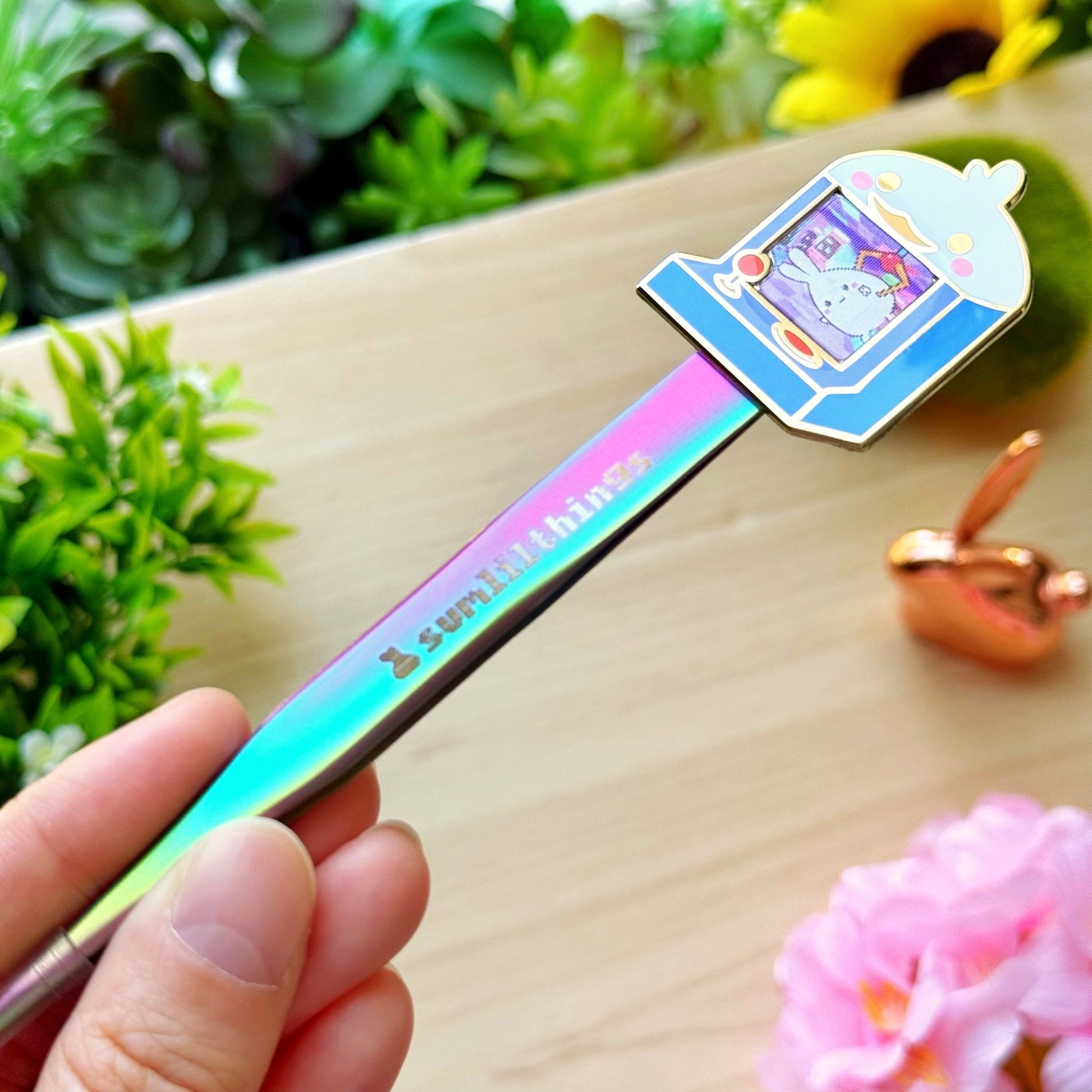 Enamel Tweezer - Lil' Arcade Time (Fine Point) - SumLilThings