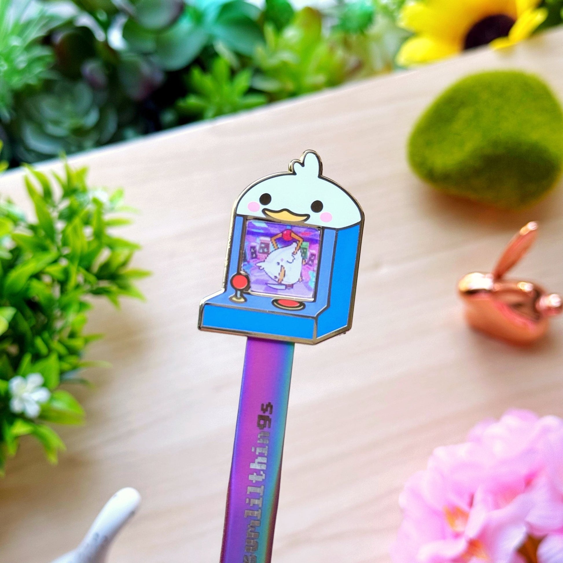 Enamel Tweezer - Lil' Arcade Time (Fine Point) - SumLilThings