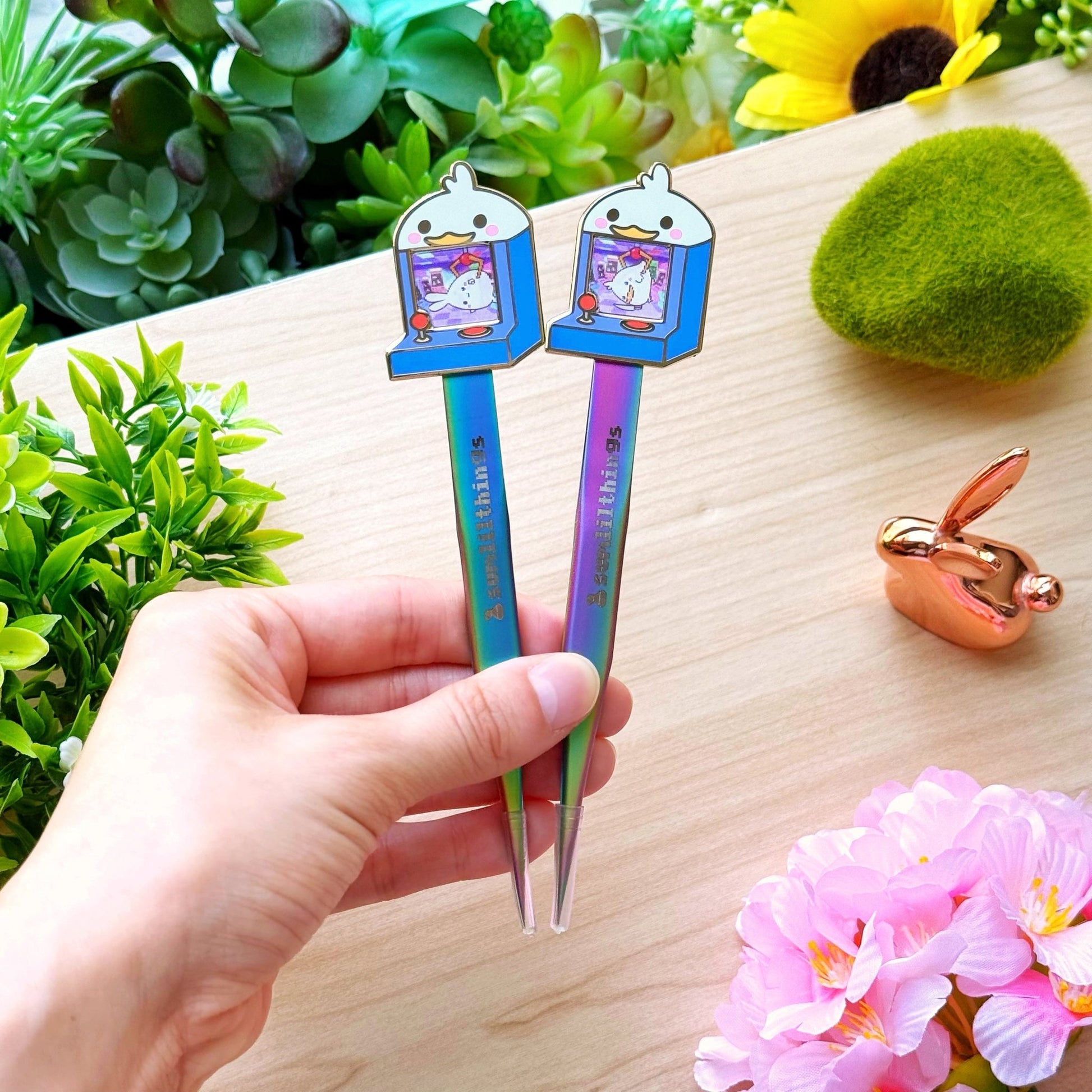 Enamel Tweezer - Lil' Arcade Time (Fine Point) - SumLilThings