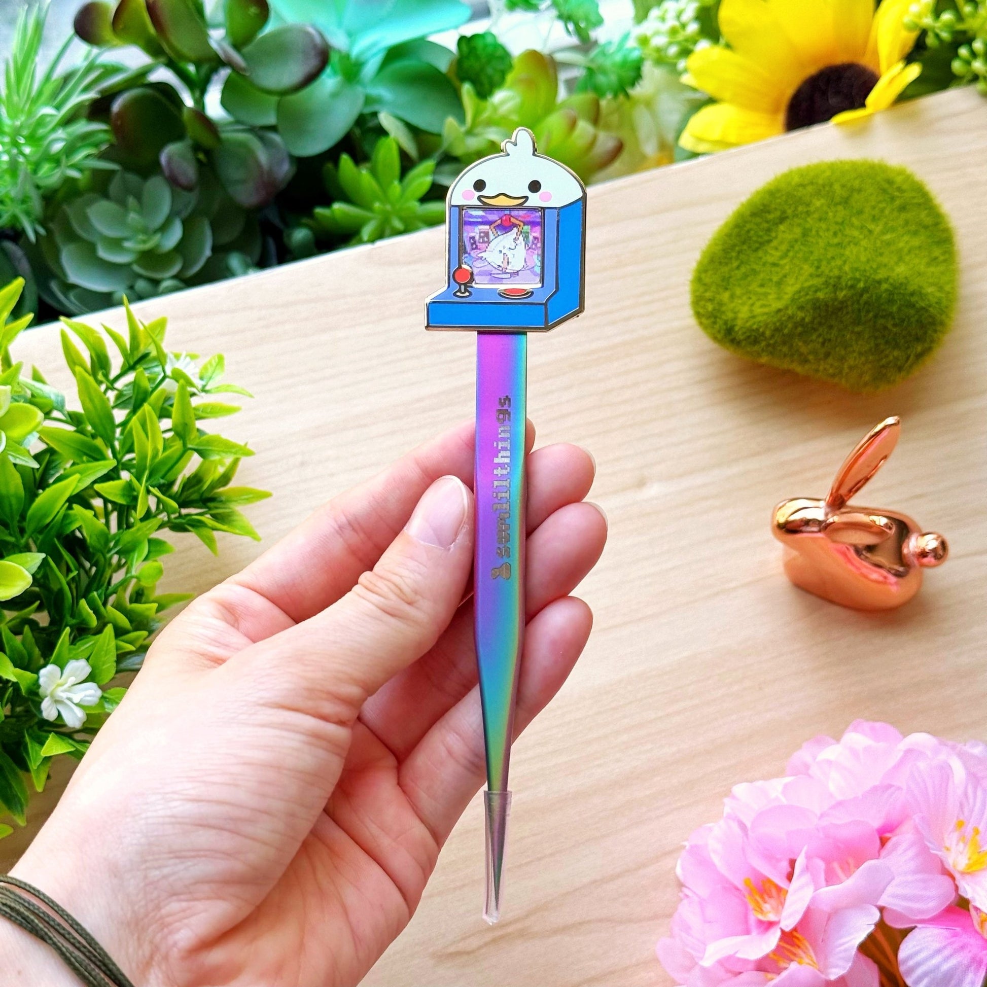 Enamel Tweezer - Lil' Arcade Time (Fine Point) - SumLilThings