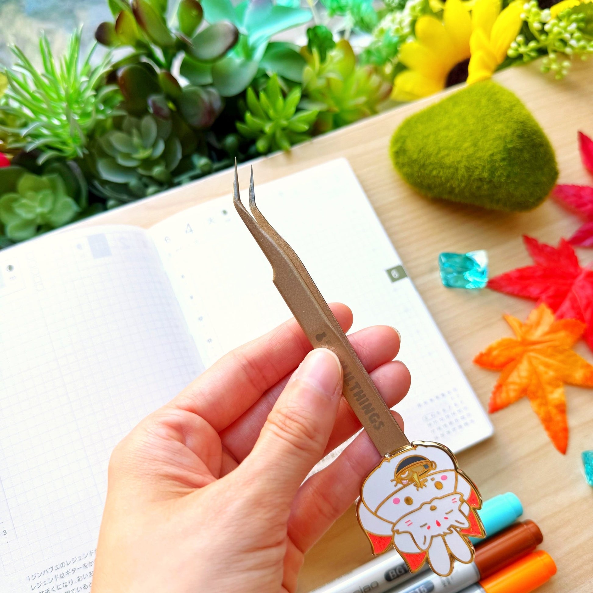 Enamel Tweezer - Lil' Kitsune - SumLilThings