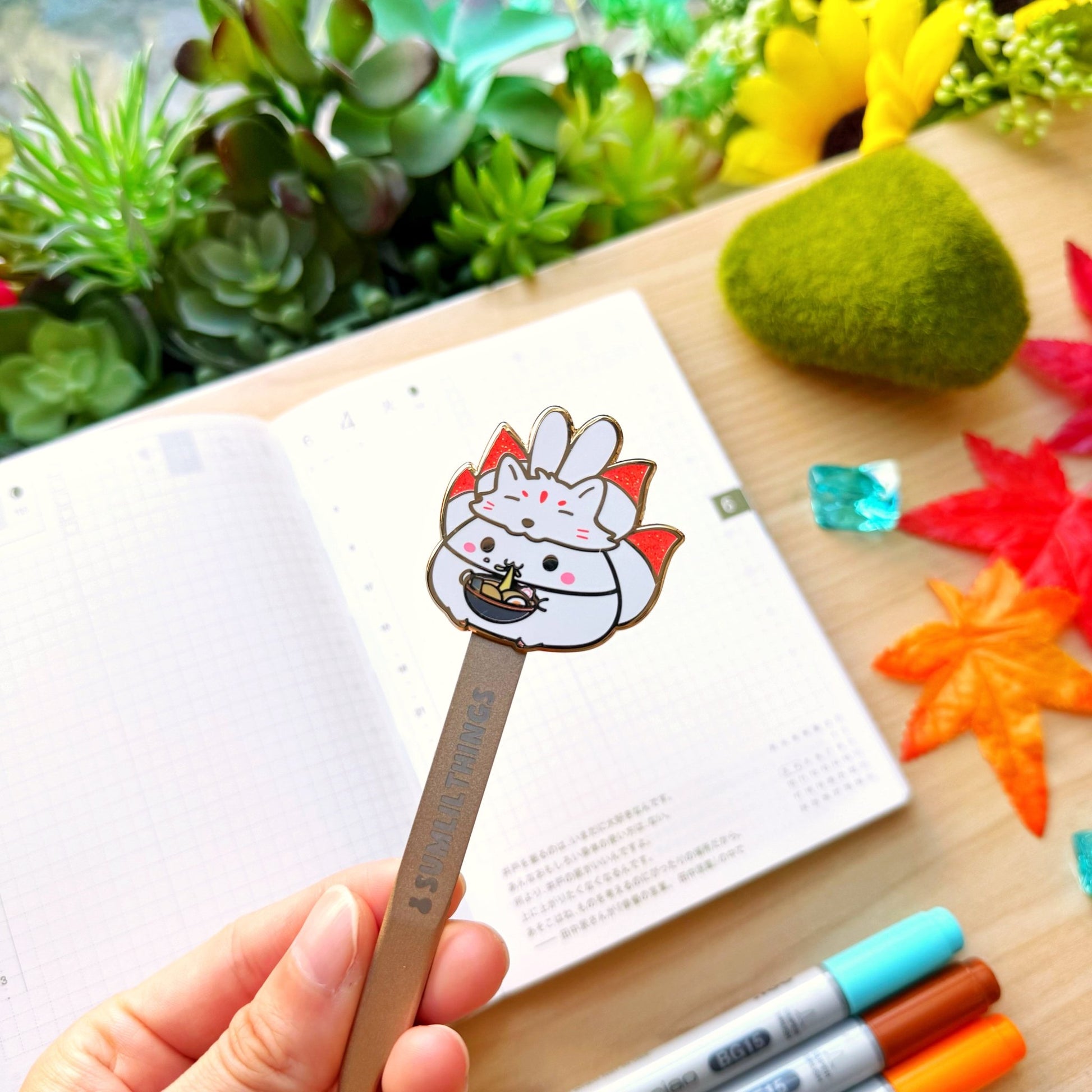 Enamel Tweezer - Lil' Kitsune - SumLilThings