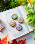 [GIFT] Button Badges - Lil' Misfit Camp (Set of 4) - SumLilThings