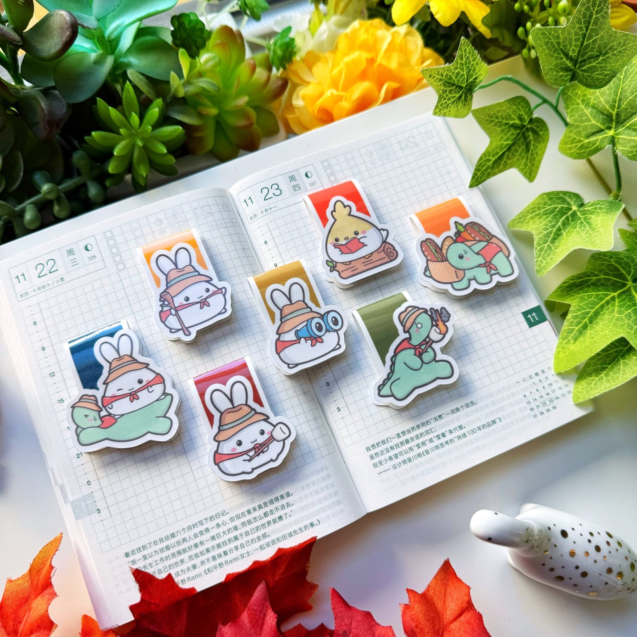 [GIFT] Magnetic Bookmark - Lil' Misfit Camp (7 Designs) - SumLilThings