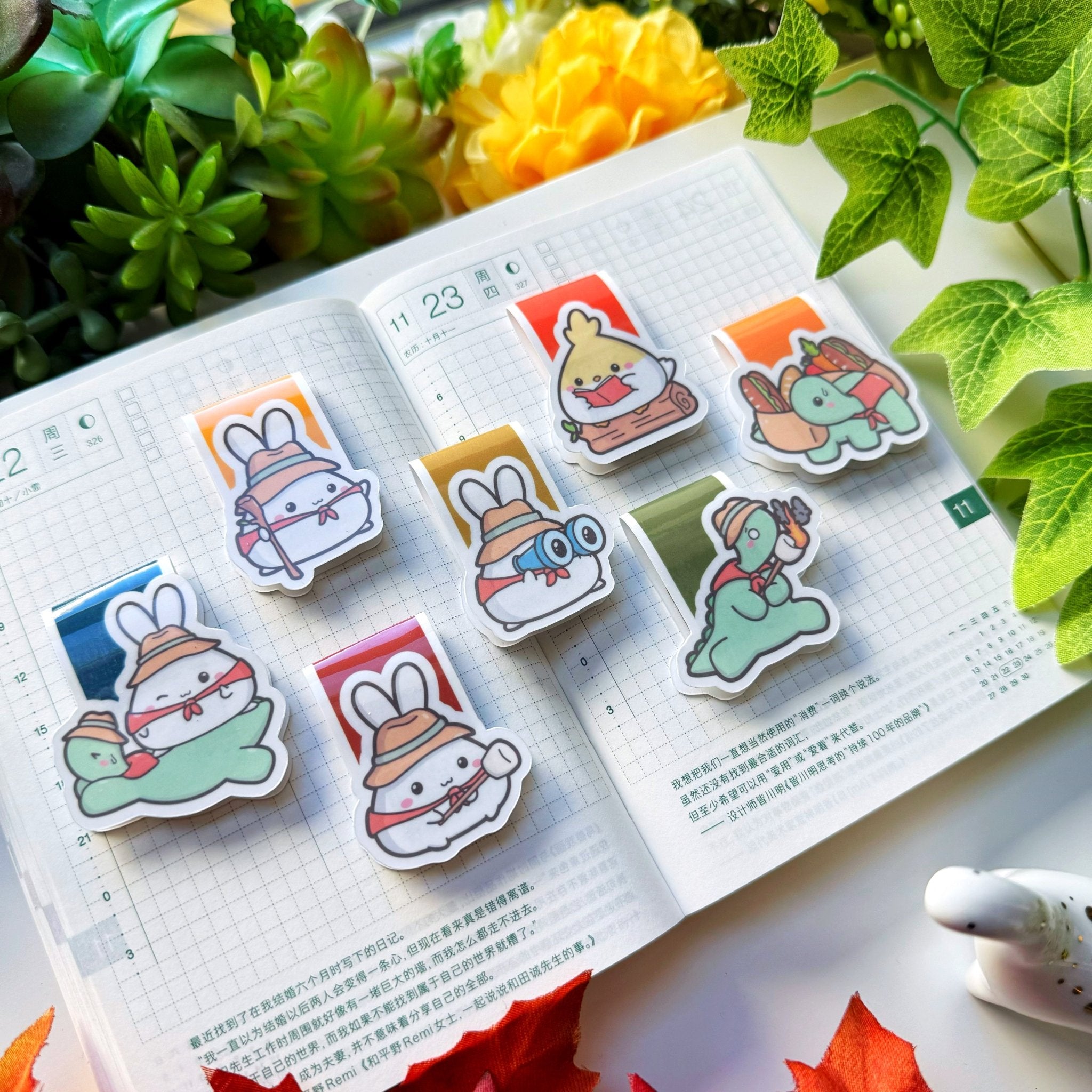 [GIFT] Magnetic Bookmark - Lil' Misfit Camp (7 Designs) - SumLilThings