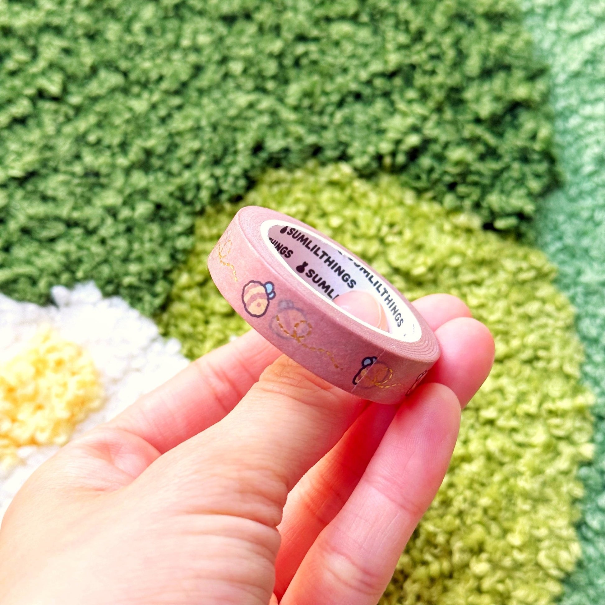 [GIFT] Washi Tape - Lil' Beebee (10mm) - Holo Gold - SumLilThings