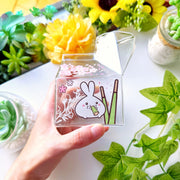 Glass Milk Carton - Matcha Pocky - SumLilThings