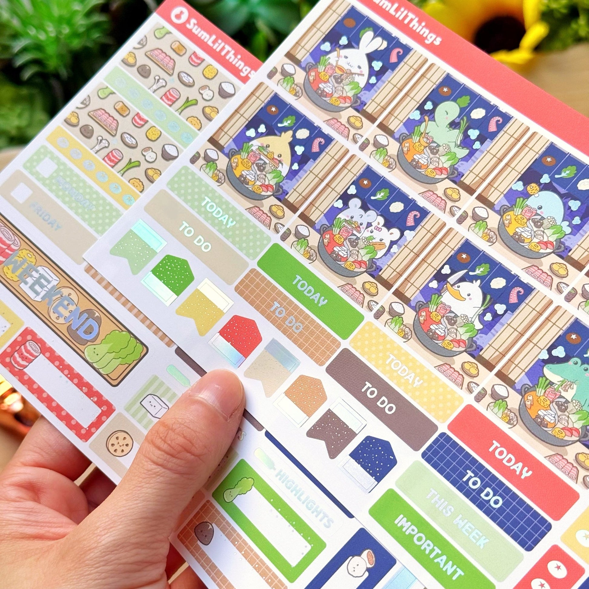 Hobonichi COUSIN - Lil' Cozy Hot Pot - Holo Foil - SumLilThings