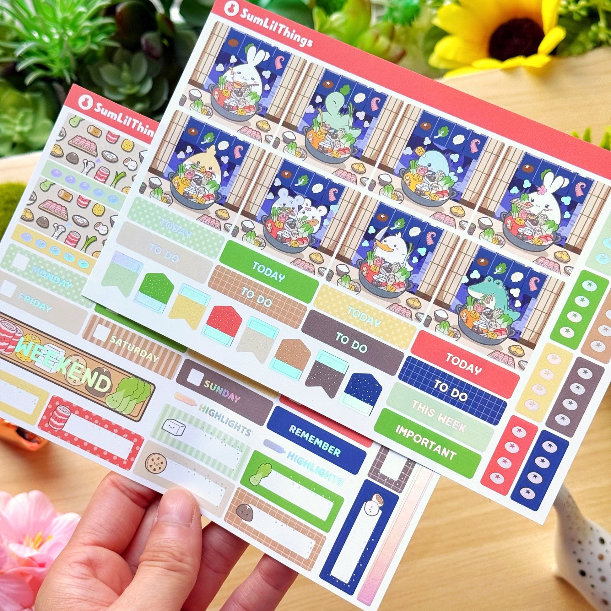 Hobonichi COUSIN - Lil' Cozy Hot Pot - Holo Foil - SumLilThings