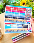 Hobonichi COUSIN - Lil' Cyber City Life - Holo Gold Foil - SumLilThings